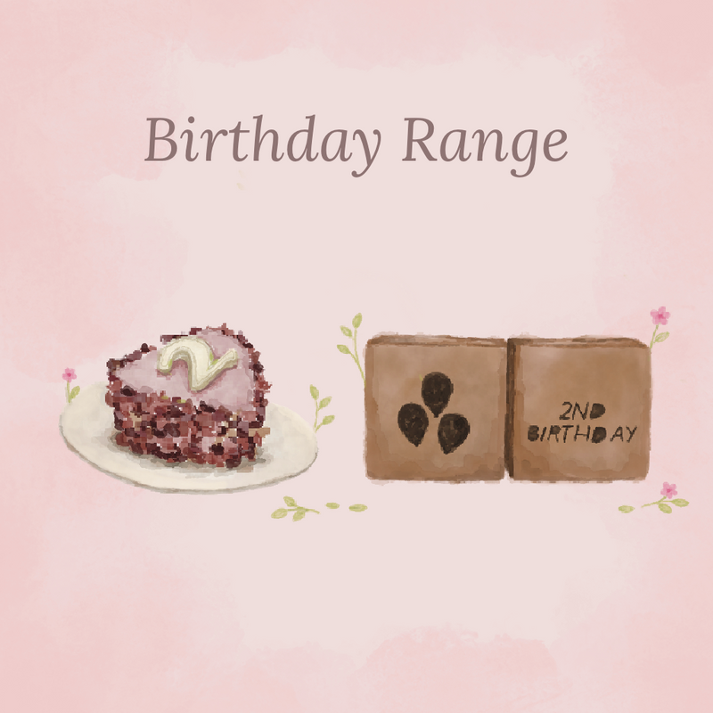 Birthday Range
