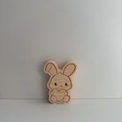 Valentine's Bunny Wooden Chew Toy