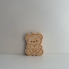 Valentine's Teddy Wooden Chew Toy