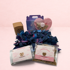 Darling Bun Shop Calming Bonfire Bundle with galaxy snuffle mat, chamomile flowers, calming bites, and treats.