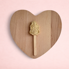 Darling Bun Shop handmade apple owl Halloween lolly treat for small pets on a wooden stick
