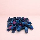 Darling Bun Shop Bonfire Edition galaxy-themed fleece snuffle mat for rabbit foraging and enrichment