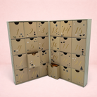 Darling Bun Shop 24 day reusable cardboard advent calendar for small animals with festive holiday illustrations