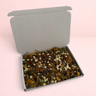 Darling Bun Shop Autumn Edition Forage Box with natural dried herbs, pumpkin, apple, and dandelion root for rabbits