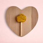 Darling Bun Shop handmade pumpkin-shaped Halloween lolly for small pets made from natural butternut squash and oats