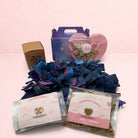 Darling Bun Shop Calming Bonfire Bundle with galaxy snuffle mat, chamomile flowers, calming bites, and oat stars.