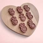 Darling Bun Shop handmade strawberry and oat potion-shaped Halloween treats for rabbits and small animals