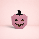 Darling Bun Shop pink pumpkin boredom breaker toy filled with forage for rabbits and small pets