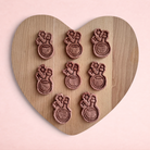 Darling Bun Shop handmade strawberry and oat magic potion shaped treats for rabbits and small animals